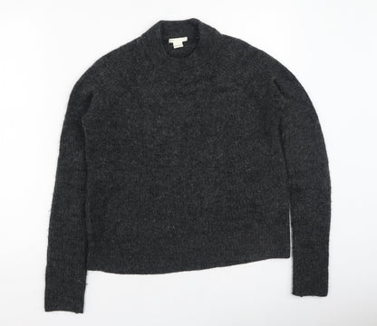 Womens UK Size XS H&M Grey Pullover Jumper