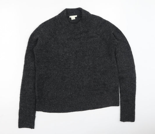 Womens UK Size XS H&M Grey Pullover Jumper