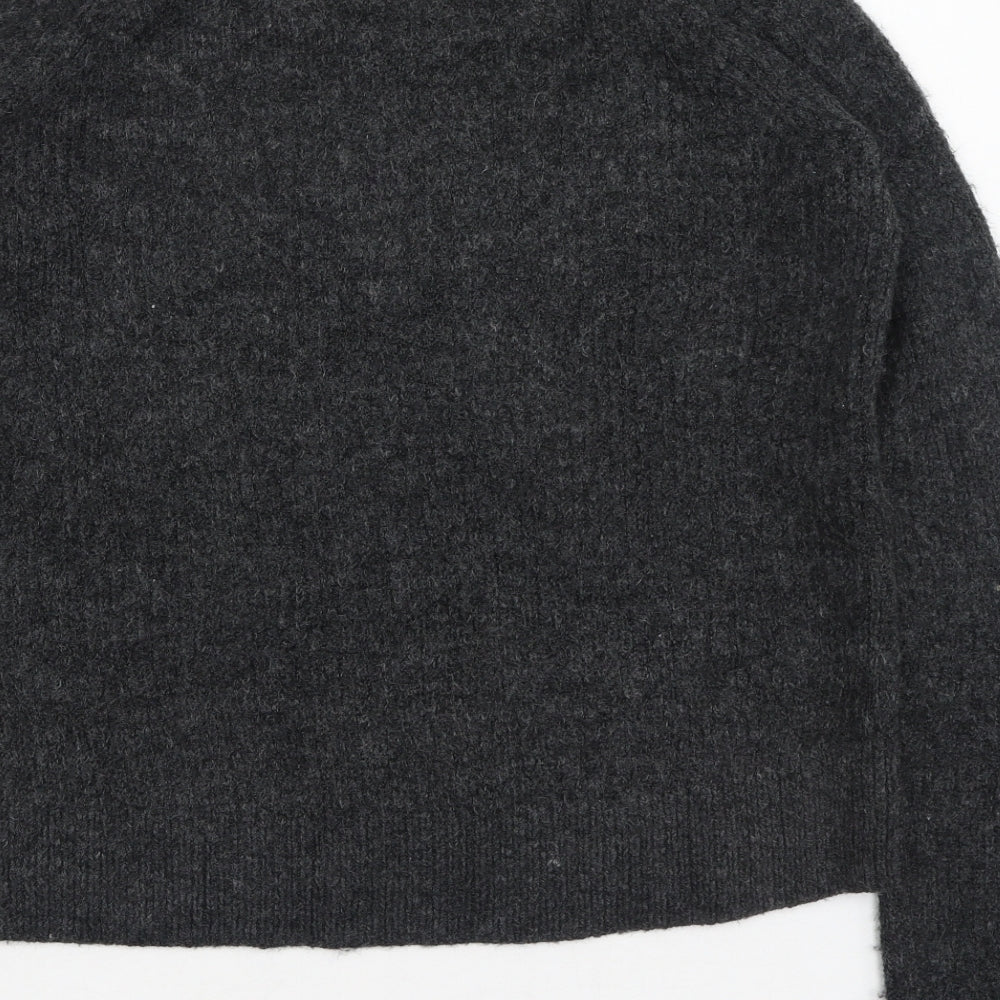 Womens UK Size XS H&M Grey Pullover Jumper