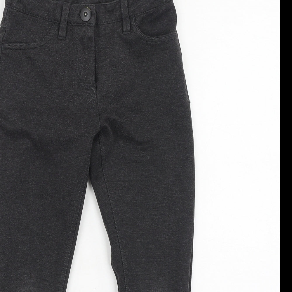 Next  Girls Grey  Polyester Dress Pants Trousers Size 9 Months  Regular