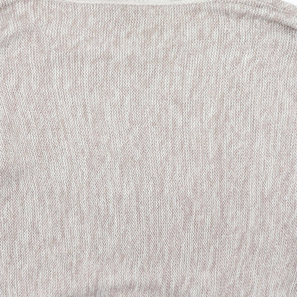 Womens UK Size L Peacocks Beige Pullover Jumper