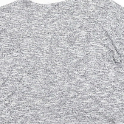 Womens UK Size 12 New Look Blue Basic T-Shirt