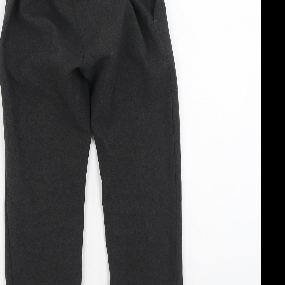 F&F Boys Grey  Polyester Dress Pants Trousers Size 5-6 Years  Regular