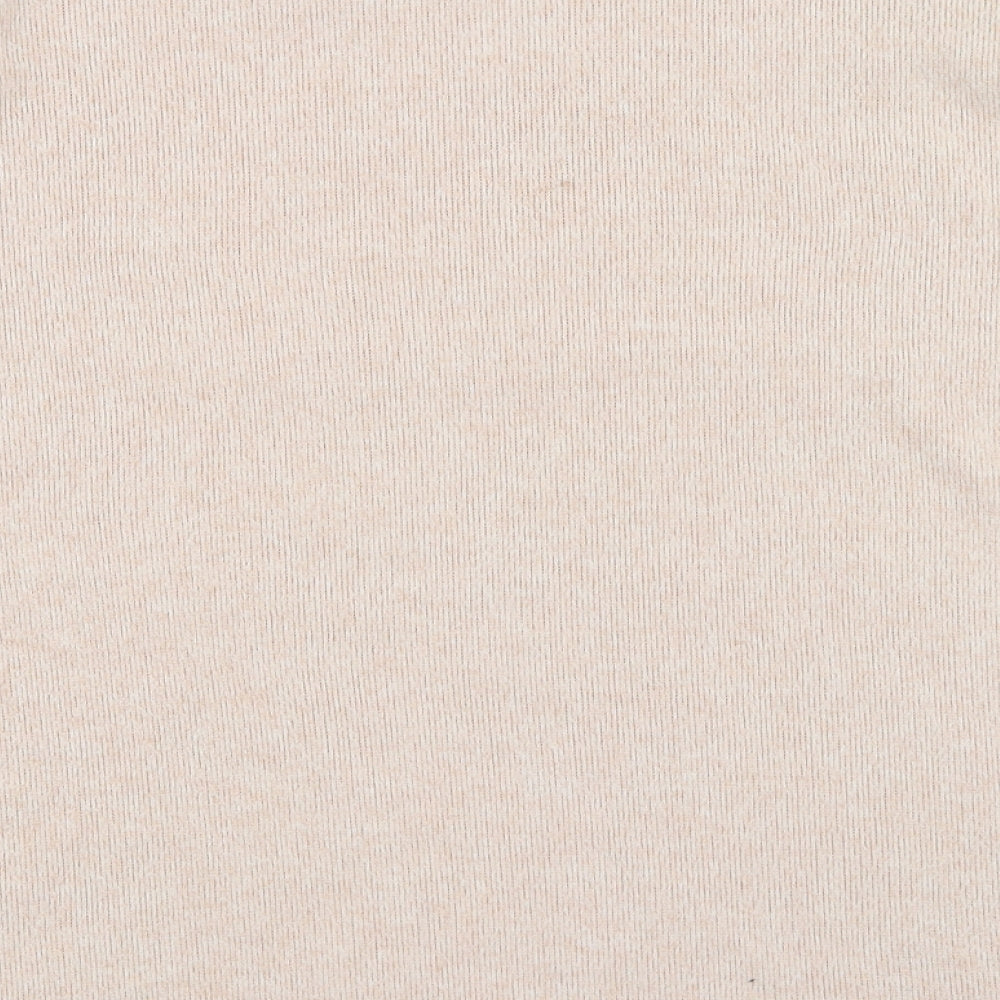 F&F Womens Ivory Round Neck  Polyester Pullover Jumper Size S