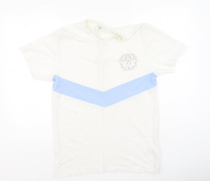 NEXT Mens Multicoloured  Cotton  T-Shirt Size M Round Neck