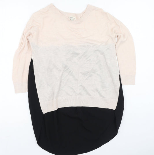 Womens UK Size 6 River Island Multicoloured Basic Blouse