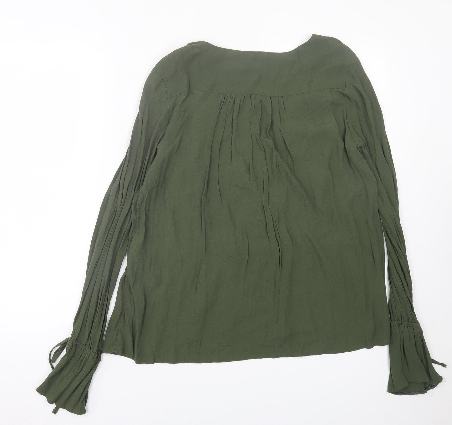 Womens UK Size 12 ASOS Green Basic Blouse