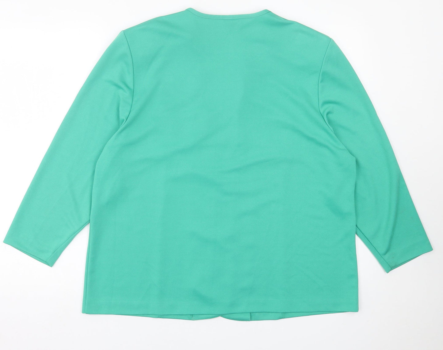 Karelia Womens Green   Jacket  Size 20  Button