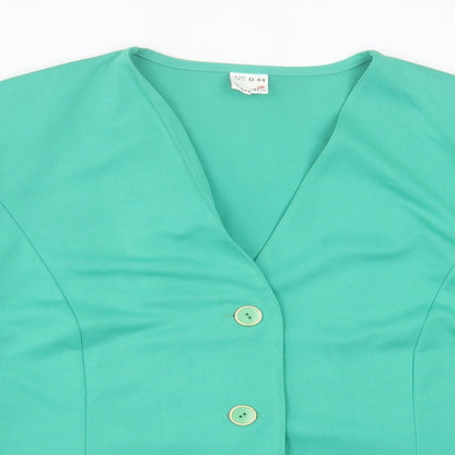 Karelia Womens Green   Jacket  Size 20  Button