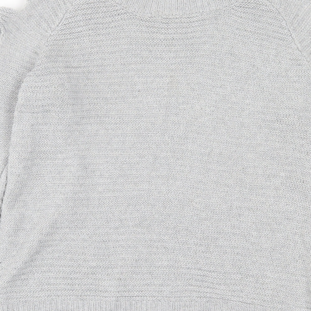 Womens UK Size S Preworn Grey Pullover Jumper