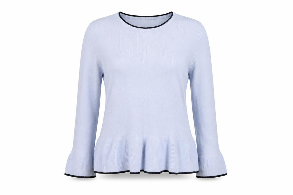 Womens UK Size 12 Marks and Spencer Blue Pullover Jumper