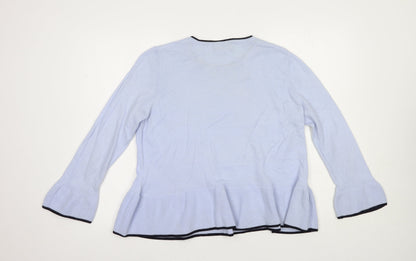 Womens UK Size 12 Marks and Spencer Blue Pullover Jumper