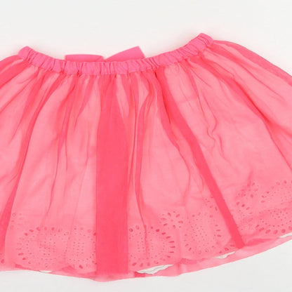 Billieblush Girls Pink  Polyacrylate Fibre Skater Skirt Size 2 Years  Regular
