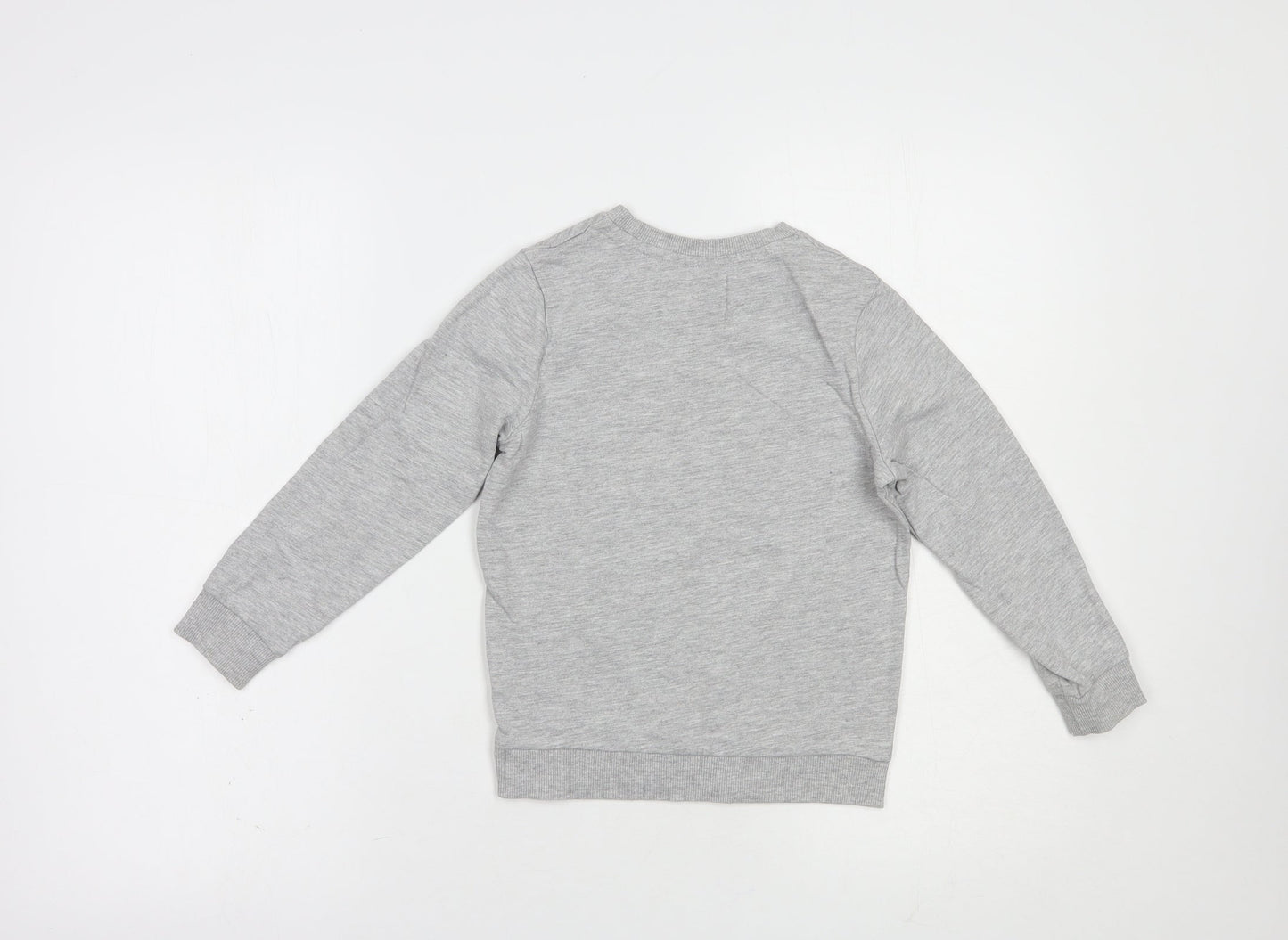 Very Girls Grey  Cotton Pullover Hoodie Size 5-6 Years  Pullover - Reach For The Skies