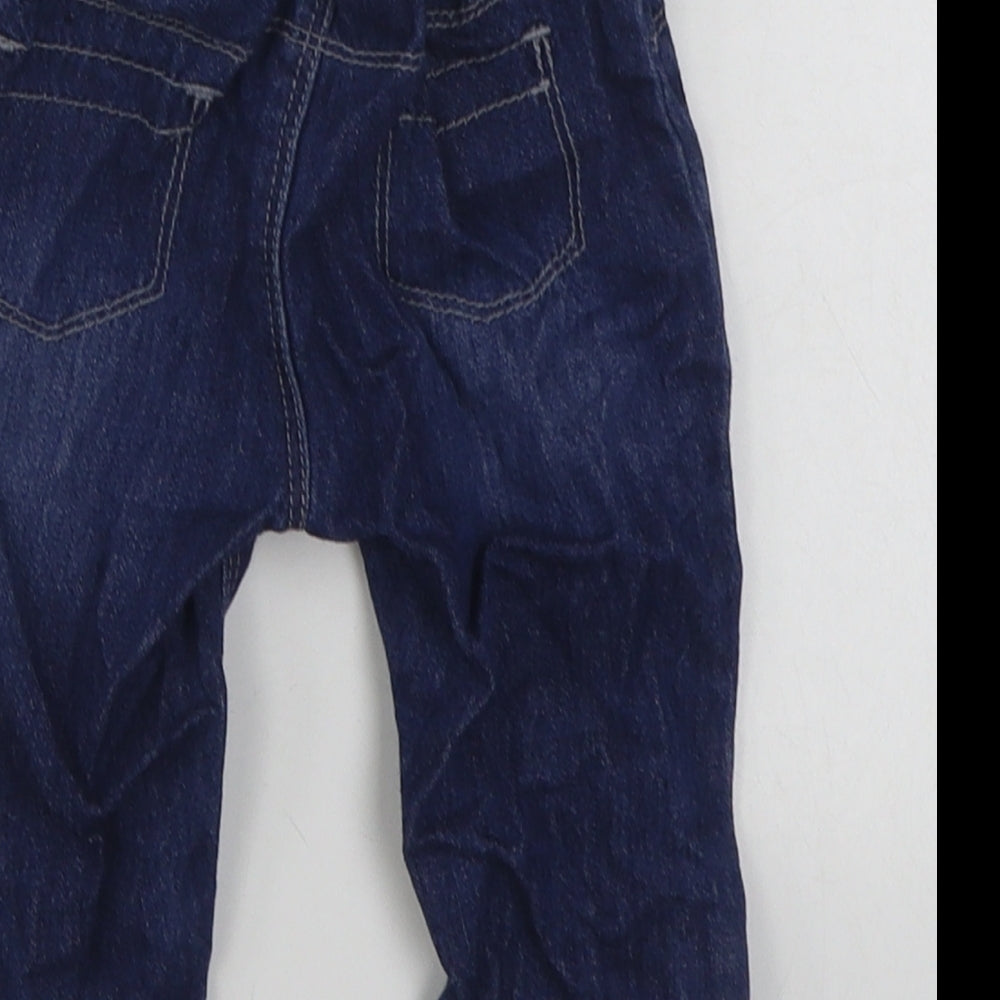George Baby Blue  100% Cotton Jogger Jeans Size 3-6 Months