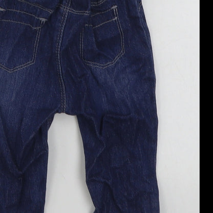 George Baby Blue  100% Cotton Jogger Jeans Size 3-6 Months