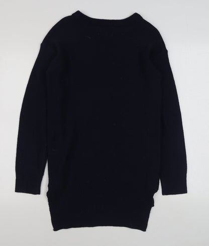 Womens UK Size S Matalan Blue Pullover Jumper