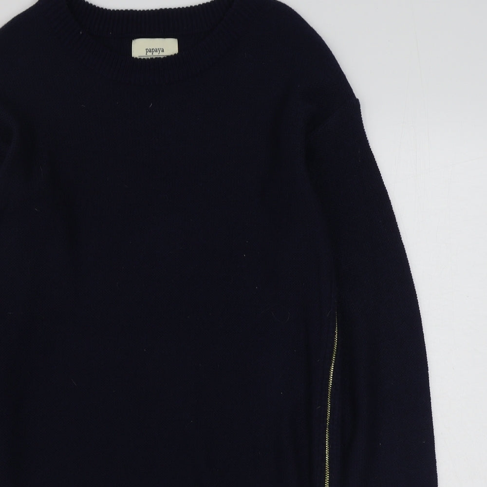 Womens UK Size S Matalan Blue Pullover Jumper