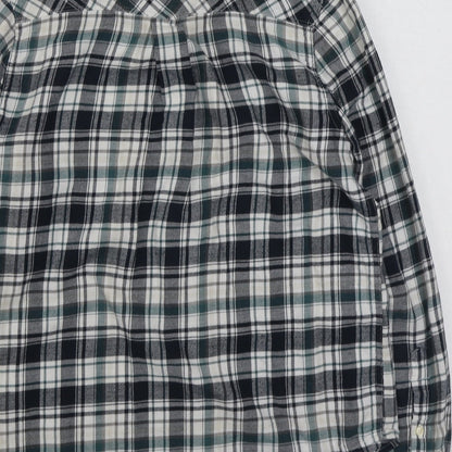 Mens UK Size XS Lee Green  Button-Up Long Sleeve Casual Shirt