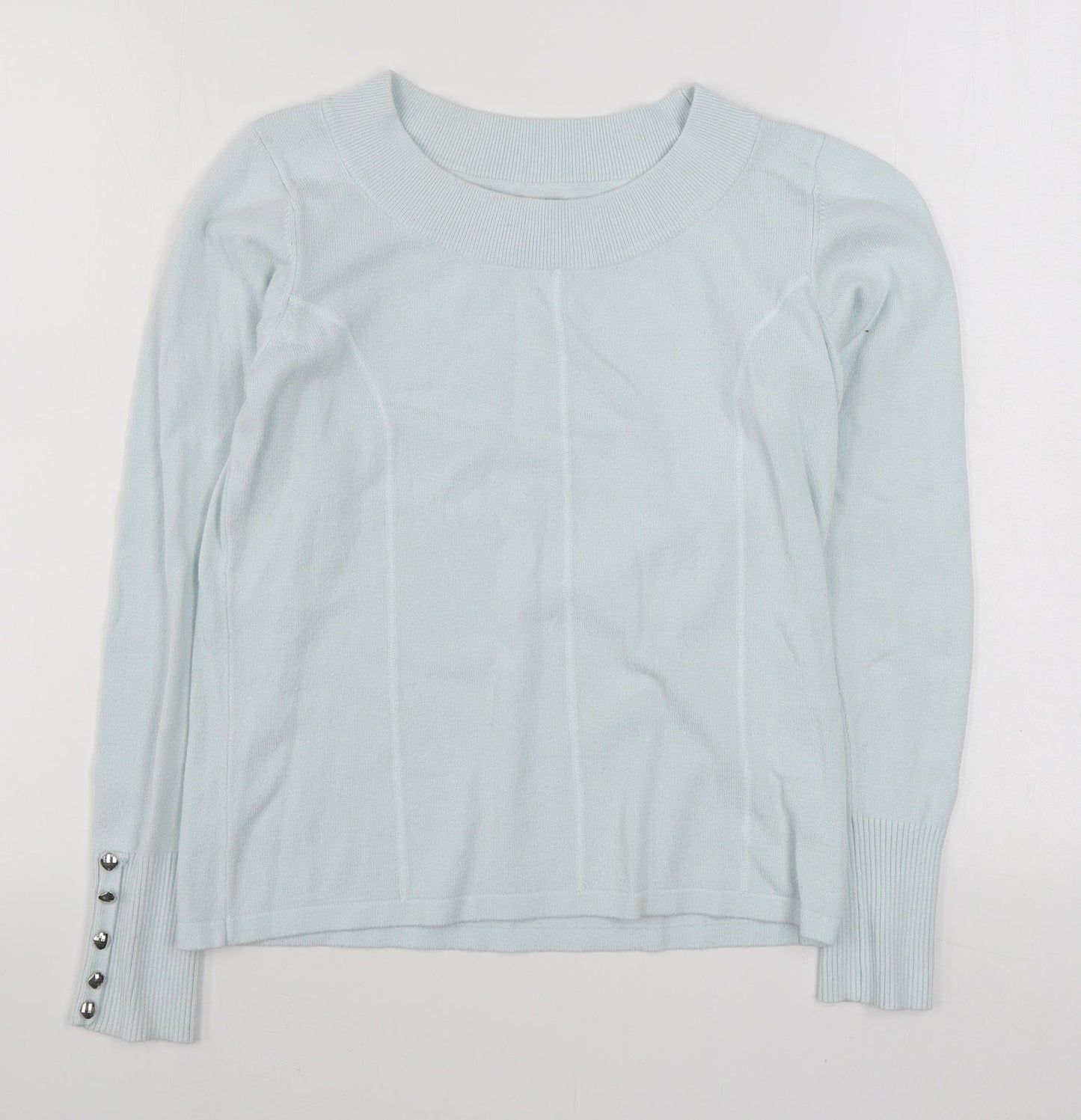 Womens UK Size S Micha Blue Pullover Jumper