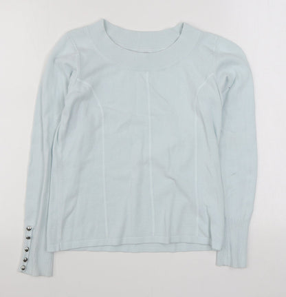 Womens UK Size S Micha Blue Pullover Jumper