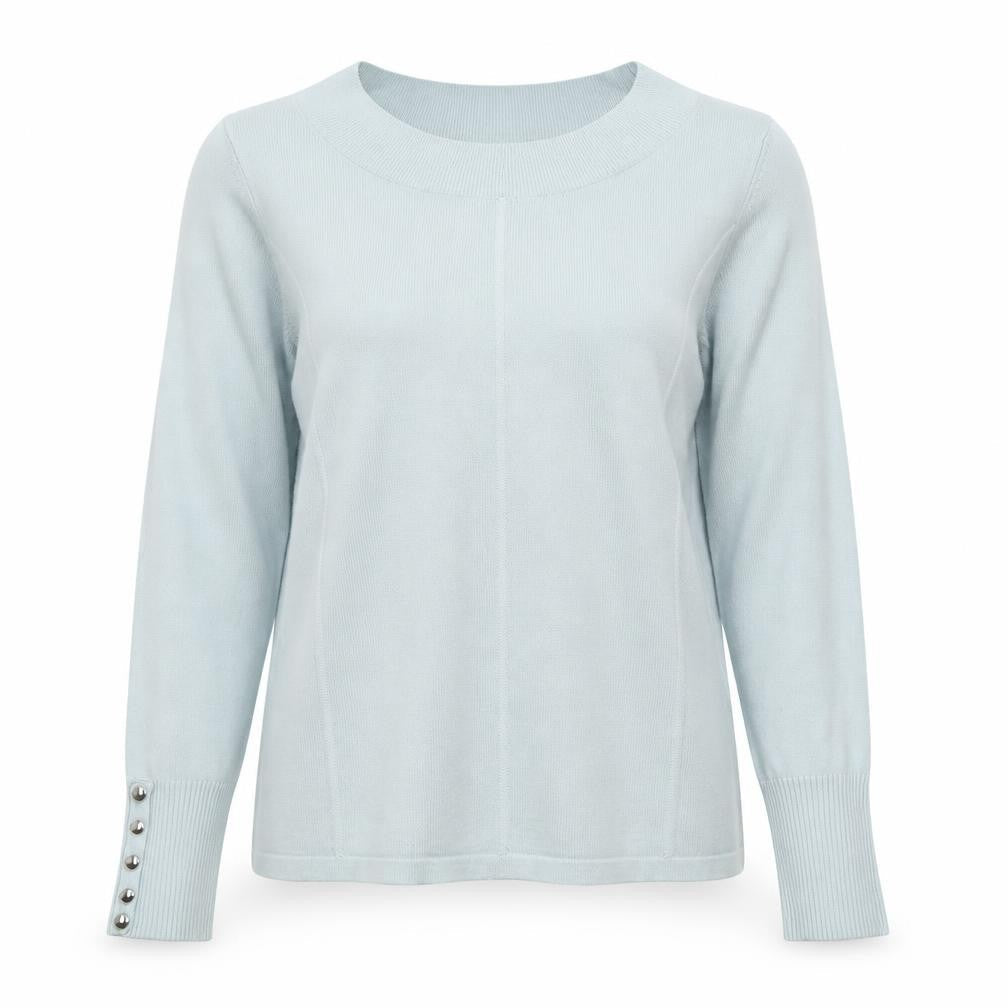 Womens UK Size S Micha Blue Pullover Jumper