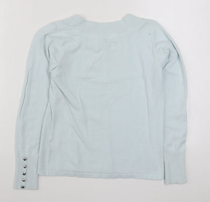 Womens UK Size S Micha Blue Pullover Jumper