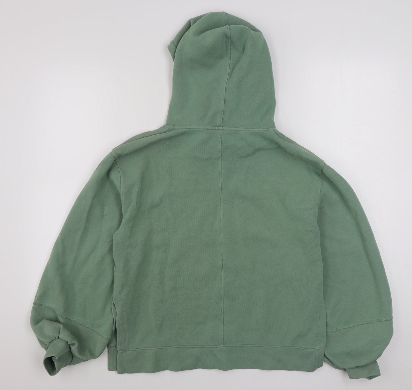 Topshop Womens Green  Viscose Pullover Hoodie Size S  Pullover