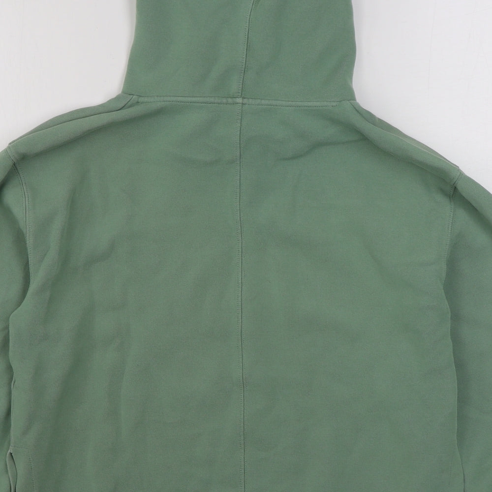 Topshop Womens Green  Viscose Pullover Hoodie Size S  Pullover