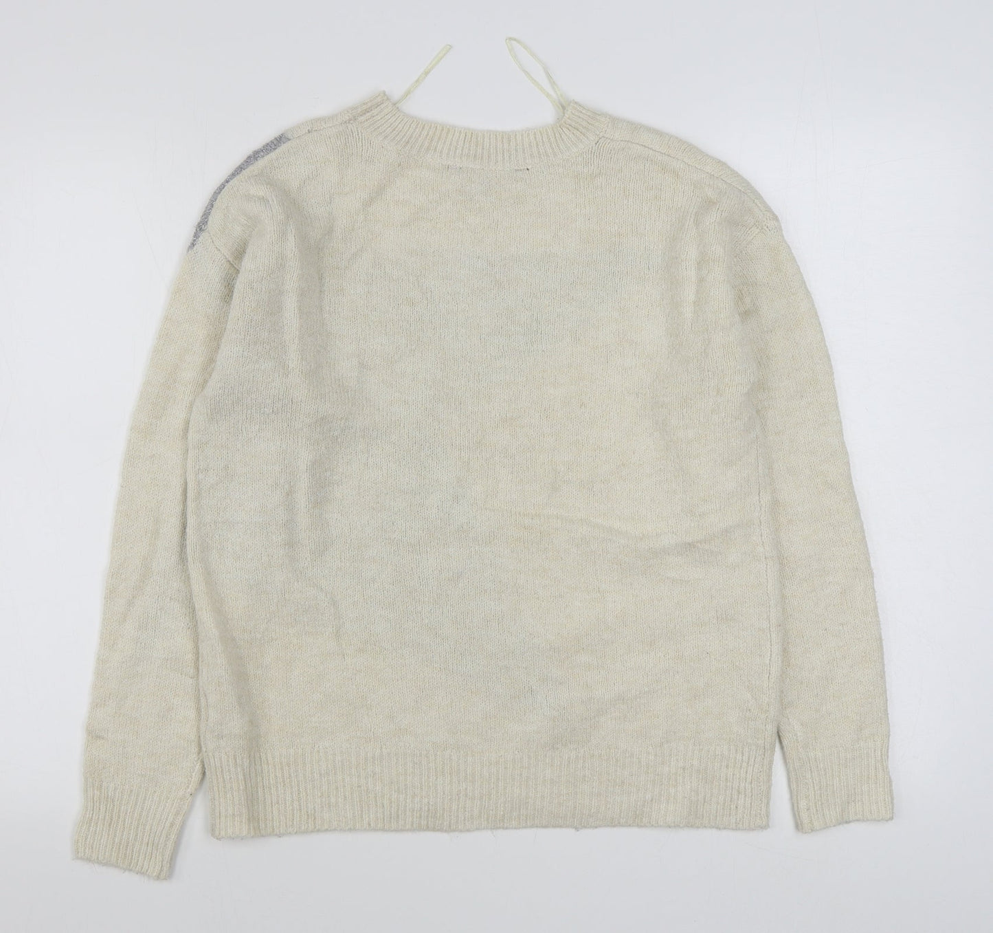 Womens UK Size 8 Principles Beige Pullover Jumper