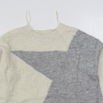 Womens UK Size 8 Principles Beige Pullover Jumper