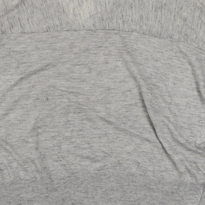 Womens UK Size S Mango Grey Pullover Jumper
