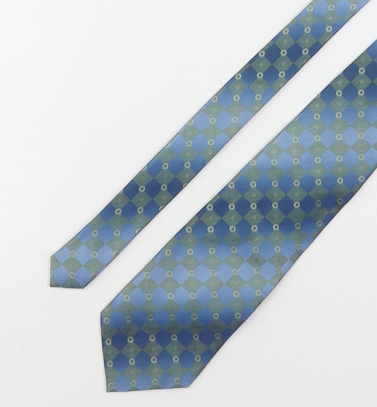 Lloyd Attree & Smith Mens Multicoloured Plaids & Checks Polyester Pointed Tie One Size