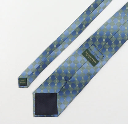 Lloyd Attree & Smith Mens Multicoloured Plaids & Checks Polyester Pointed Tie One Size