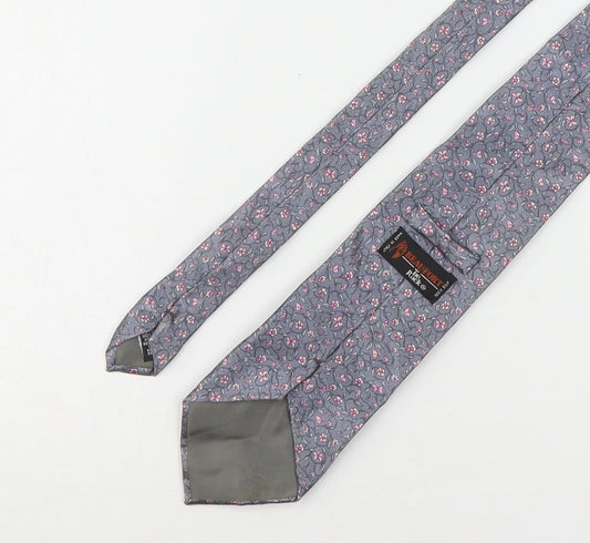 Tie Rack Mens Multicoloured Floral Silk Pointed Tie One Size