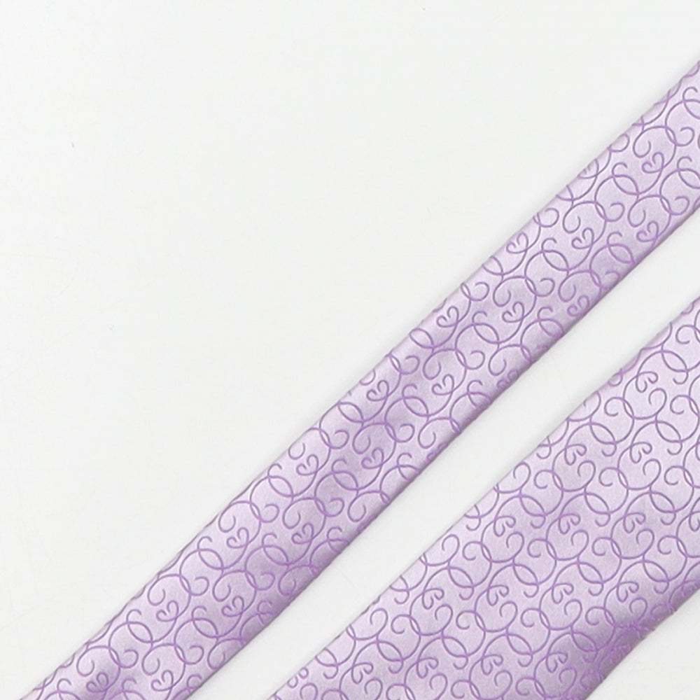 Michelsons Mens Pink Geometric Silk Pointed Tie One Size