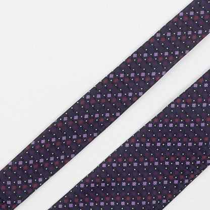 Skopes Mens Multicoloured Geometric Polyester Pointed Tie One Size