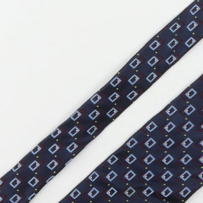 Mens Frangi Multicoloured Geometric  Pointed Tie