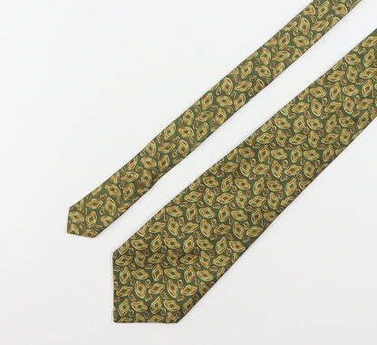 Lloyd Attree & Smith Mens Multicoloured Geometric Silk Pointed Tie One Size