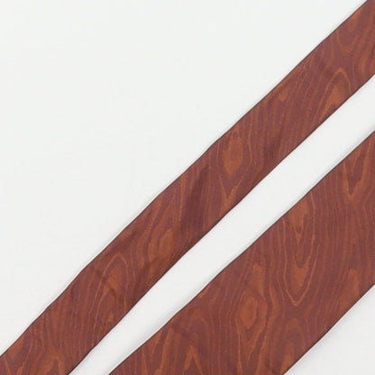 Autograph Mens Bronze Animal Print Silk Pointed Tie One Size