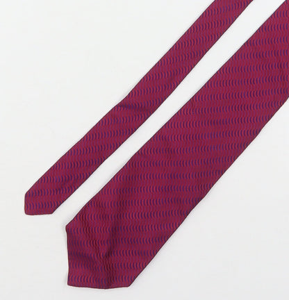 Linea Mens Multicoloured Striped Silk Pointed Tie One Size