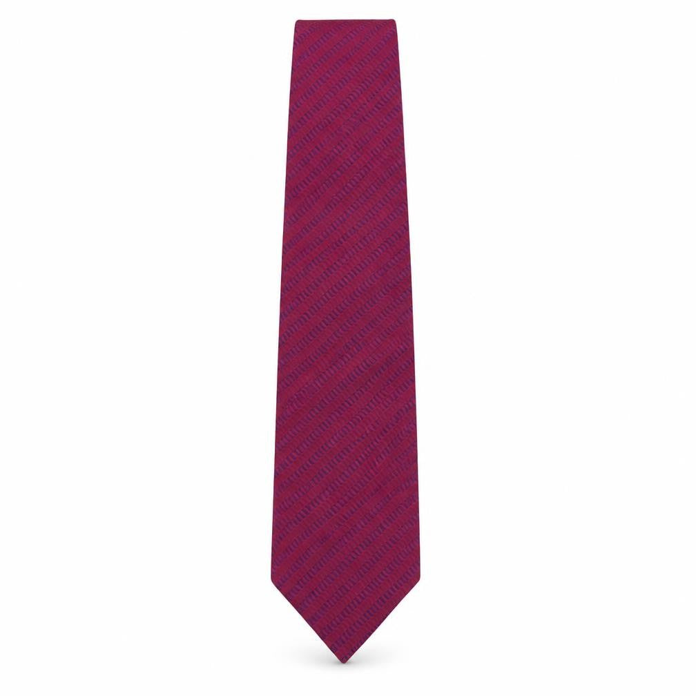 Mens Linea Multicoloured Striped  Pointed Tie