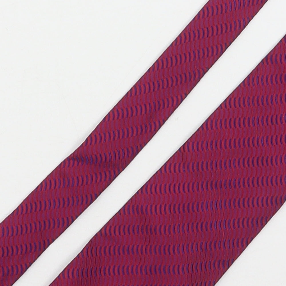 Linea Mens Multicoloured Striped Silk Pointed Tie One Size