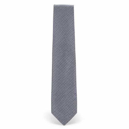 Mens Van Girls Grey Polka Dot  Pointed Tie
