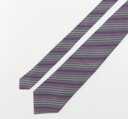 Autograph Mens Multicoloured Polka Dot Silk Pointed Tie One Size