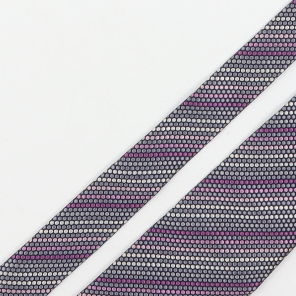 Autograph Mens Multicoloured Polka Dot Silk Pointed Tie One Size
