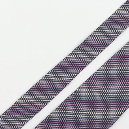 Autograph Mens Multicoloured Polka Dot Silk Pointed Tie One Size