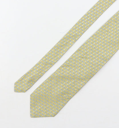 Mens Cezan Multicoloured Geometric  Pointed Tie