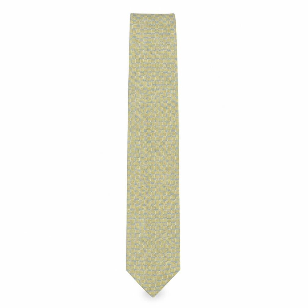 Mens Cezan Multicoloured Geometric  Pointed Tie