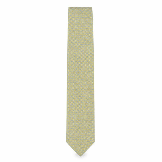 Mens Cezan Multicoloured Geometric  Pointed Tie